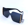 Luxury Designer Square Sunglasses - Black